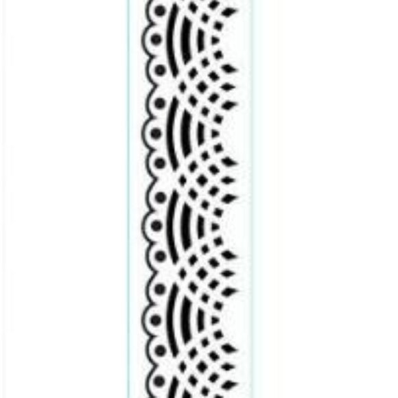 Darice 12 inches embossing border - LACE - Picture 1 of 3